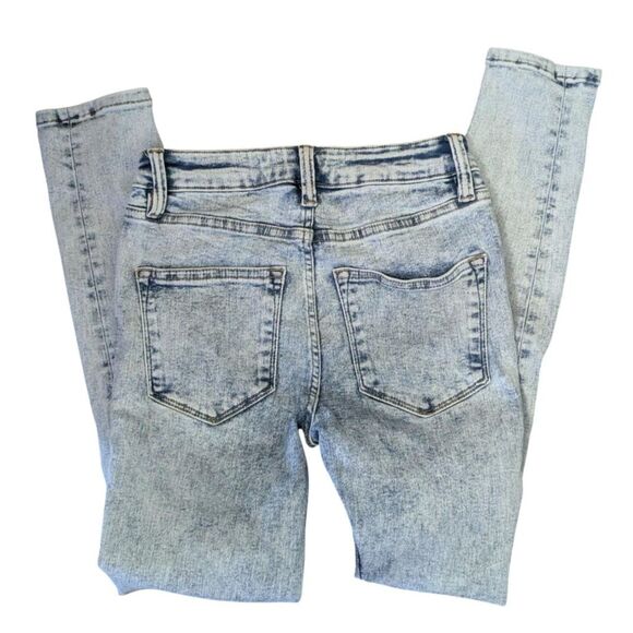 AllSaints Dax Acid Wash Skinny Jeans, W25 - Picture 5 of 5